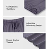 image:imageWiWi Bamboo Visose Pajama Shorts for Women Soft Sleep Bottoms Plus Size Lounge Boxers Pj Sleepwear Bottom S4XAdark Grey