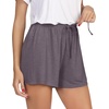image:imageWiWi Bamboo Visose Pajama Shorts for Women Soft Sleep Bottoms Plus Size Lounge Boxers Pj Sleepwear Bottom S4XAmisty Grey