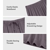 image:imageWiWi Bamboo Visose Pajama Shorts for Women Soft Sleep Bottoms Plus Size Lounge Boxers Pj Sleepwear Bottom S4XAmisty Grey