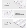 image:imageWiWi Bamboo Visose Pajama Shorts for Women Soft Sleep Bottoms Plus Size Lounge Boxers Pj Sleepwear Bottom S4XAwhiteBlack Dots
