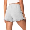 image:imageWiWi Bamboo Visose Pajama Shorts for Women Soft Sleep Bottoms Plus Size Lounge Boxers Pj Sleepwear Bottom S4XBash Grey