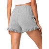 image:imageWiWi Bamboo Visose Pajama Shorts for Women Soft Sleep Bottoms Plus Size Lounge Boxers Pj Sleepwear Bottom S4XBheather Grey