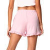 image:imageWiWi Bamboo Visose Pajama Shorts for Women Soft Sleep Bottoms Plus Size Lounge Boxers Pj Sleepwear Bottom S4XBpink
