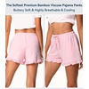 image:imageWiWi Bamboo Visose Pajama Shorts for Women Soft Sleep Bottoms Plus Size Lounge Boxers Pj Sleepwear Bottom S4XBpink