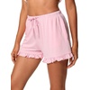 image:imageWiWi Bamboo Visose Pajama Shorts for Women Soft Sleep Bottoms Plus Size Lounge Boxers Pj Sleepwear Bottom S4XBpink