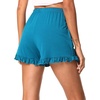 image:imageWiWi Bamboo Visose Pajama Shorts for Women Soft Sleep Bottoms Plus Size Lounge Boxers Pj Sleepwear Bottom S4XBteal Blue