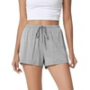 image:imageWiWi Bamboo Visose Pajama Shorts for Women Soft Sleep Bottoms Plus Size Lounge Boxers Pj Sleepwear Bottom S4XCheather Grey