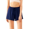 image:imageWiWi Bamboo Visose Pajama Shorts for Women Soft Sleep Bottoms Plus Size Lounge Boxers Pj Sleepwear Bottom S4XCnavy