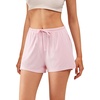image:imageWiWi Bamboo Visose Pajama Shorts for Women Soft Sleep Bottoms Plus Size Lounge Boxers Pj Sleepwear Bottom S4XCpink