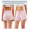 image:imageWiWi Bamboo Visose Pajama Shorts for Women Soft Sleep Bottoms Plus Size Lounge Boxers Pj Sleepwear Bottom S4XCpink