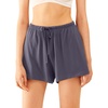 image:imageWiWi Bamboo Visose Pajama Shorts for Women Soft Sleep Bottoms Plus Size Lounge Boxers Pj Sleepwear Bottom S4XDblackdark Grey