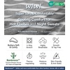 image:imageWiWi Bamboo Visose Pajama Shorts for Women Soft Sleep Bottoms Plus Size Lounge Boxers Pj Sleepwear Bottom S4XDheather Greygrey White Stripe