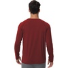 image:imageWiWi Mens Super Soft Long Sleeve Tees Moisture Wicking Shirts Viscose from Bamboo Cooling Crew Neck TShirt SXXLAdark Red