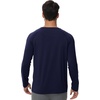 image:imageWiWi Mens Super Soft Long Sleeve Tees Moisture Wicking Shirts Viscose from Bamboo Cooling Crew Neck TShirt SXXLAnavy