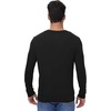 image:imageWiWi Mens Super Soft Long Sleeve Tees Moisture Wicking Shirts Viscose from Bamboo Cooling Crew Neck TShirt SXXLBblack