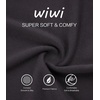 image:imageWiWi Mens Super Soft Long Sleeve Tees Moisture Wicking Shirts Viscose from Bamboo Cooling Crew Neck TShirt SXXLBblue Black