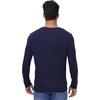 image:imageWiWi Mens Super Soft Long Sleeve Tees Moisture Wicking Shirts Viscose from Bamboo Cooling Crew Neck TShirt SXXLBnavy