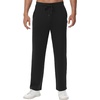 image:imageWiWi Mens Sweatpants Joggers for Men with Pocket Athletic Running Workout Gym Pants Lightweight Track Casual Pant SXXLBblack
