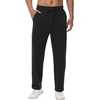image:imageWiWi Mens Sweatpants Joggers for Men with Pocket Athletic Running Workout Gym Pants Lightweight Track Casual Pant SXXLBblack