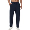 image:imageWiWi Mens Sweatpants Joggers for Men with Pocket Athletic Running Workout Gym Pants Lightweight Track Casual Pant SXXLBdark Navy