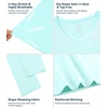 image:imageWiWi Nightgowns for Women Bamboo Viscose Soft Long Sleeve Sleep Shirts Comfy Sleepwear Night Shirts S4XAaqua