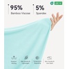 image:imageWiWi Nightgowns for Women Bamboo Viscose Soft Long Sleeve Sleep Shirts Comfy Sleepwear Night Shirts S4XAaqua
