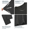 image:imageWiWi Nightgowns for Women Bamboo Viscose Soft Long Sleeve Sleep Shirts Comfy Sleepwear Night Shirts S4XAcharcoal Heather
