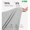 image:imageWiWi Nightgowns for Women Bamboo Viscose Soft Long Sleeve Sleep Shirts Comfy Sleepwear Night Shirts S4XAheather Grey