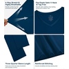 image:imageWiWi Nightgowns for Women Bamboo Viscose Soft Long Sleeve Sleep Shirts Comfy Sleepwear Night Shirts S4XAink Blue