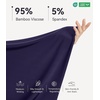 image:imageWiWi Nightgowns for Women Bamboo Viscose Soft Long Sleeve Sleep Shirts Comfy Sleepwear Night Shirts S4XAnavy