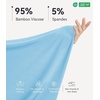 image:imageWiWi Nightgowns for Women Bamboo Viscose Soft Long Sleeve Sleep Shirts Comfy Sleepwear Night Shirts S4XApale Blue