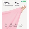 image:imageWiWi Nightgowns for Women Bamboo Viscose Soft Long Sleeve Sleep Shirts Comfy Sleepwear Night Shirts S4XApink