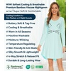 image:imageWiWi Nightgowns for Women Bamboo Viscose Soft Long Sleeve Sleep Shirts Comfy Sleepwear Night Shirts S4XBaquaCat