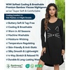 image:imageWiWi Nightgowns for Women Bamboo Viscose Soft Long Sleeve Sleep Shirts Comfy Sleepwear Night Shirts S4XBblackCat