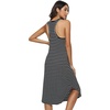 image:imageWiWi Nightgowns for Women Bamboo Viscose Super Soft Sleeveless Racerback Night Shirts Plus Size Cooling Sleepshirts S4XAblack White Stripe