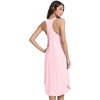 image:imageWiWi Nightgowns for Women Bamboo Viscose Super Soft Sleeveless Racerback Night Shirts Plus Size Cooling Sleepshirts S4XApink