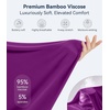 image:imageWiWi Nightgowns for Women Bamboo Viscose Super Soft Sleeveless Racerback Night Shirts Plus Size Cooling Sleepshirts S4XApurple
