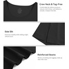 image:imageWiWi Nightgowns for Women Bamboo Viscose Super Soft Sleeveless Racerback Night Shirts Plus Size Cooling Sleepshirts S4XBblack