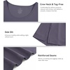 image:imageWiWi Nightgowns for Women Bamboo Viscose Super Soft Sleeveless Racerback Night Shirts Plus Size Cooling Sleepshirts S4XBdark Grey