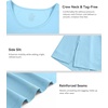 image:imageWiWi Nightgowns for Women Bamboo Viscose Super Soft Sleeveless Racerback Night Shirts Plus Size Cooling Sleepshirts S4XBpale Blue