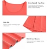 image:imageWiWi Nightgowns for Women Bamboo Viscose Super Soft Sleeveless Racerback Night Shirts Plus Size Cooling Sleepshirts S4XBpeach