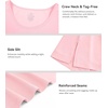 image:imageWiWi Nightgowns for Women Bamboo Viscose Super Soft Sleeveless Racerback Night Shirts Plus Size Cooling Sleepshirts S4XBpink