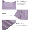 image:imageWiWi Nightgowns for Women Bamboo Viscose Super Soft Sleeveless Racerback Night Shirts Plus Size Cooling Sleepshirts S4XBviolet