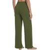 image:imageWiWi Pajama Pants for Women Bamboo Viscose Super Soft Bottoms Plus Size Cooling Wide Leg Casual Lounge Yoga Sweatpants S4XAarmy Green