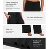 image:imageWiWi Pajama Pants for Women Bamboo Viscose Super Soft Bottoms Plus Size Cooling Wide Leg Casual Lounge Yoga Sweatpants S4XAblack