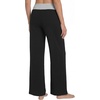 image:imageWiWi Pajama Pants for Women Bamboo Viscose Super Soft Bottoms Plus Size Cooling Wide Leg Casual Lounge Yoga Sweatpants S4XAblackLight Heather Grey