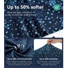 image:imageWiWi Pajama Pants for Women Bamboo Viscose Super Soft Bottoms Plus Size Cooling Wide Leg Casual Lounge Yoga Sweatpants S4XAblue Flowers