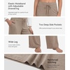 image:imageWiWi Pajama Pants for Women Bamboo Viscose Super Soft Bottoms Plus Size Cooling Wide Leg Casual Lounge Yoga Sweatpants S4XAcamel