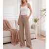 image:imageWiWi Pajama Pants for Women Bamboo Viscose Super Soft Bottoms Plus Size Cooling Wide Leg Casual Lounge Yoga Sweatpants S4XAcamel