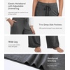 image:imageWiWi Pajama Pants for Women Bamboo Viscose Super Soft Bottoms Plus Size Cooling Wide Leg Casual Lounge Yoga Sweatpants S4XAcharcoal Heather